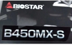 BIOSTAR B450MX-S Motherboard - Picture 1 of 2
