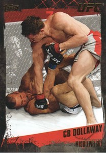 2010 Topps UFC Trading Cards Gold #11 CB Dollaway