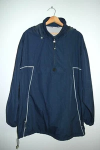 Vintage Nike Windbreaker Hooded Jacket RN 56323 CA 05553 Mens Size XL Blue White - Picture 1 of 7
