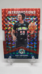 Cole Anthony (RC) Panini Mosaic 2020-21 Introductions Red Prizm