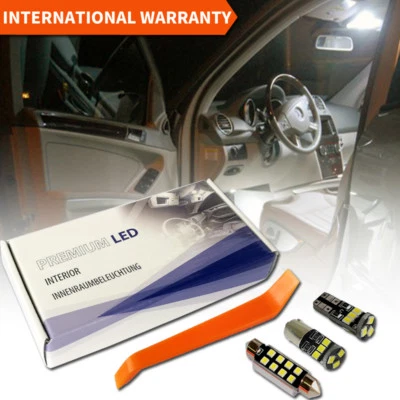 Mercedes ML GL W164 Full LED Interior Premium Set 19 SMD Bulbs White Error Free - Image 1 of 4