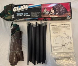 Vintage 1986 G.I. Joe “Trooper Dome” Indoor Play Tent (50”x50”x41”) - Picture 1 of 23