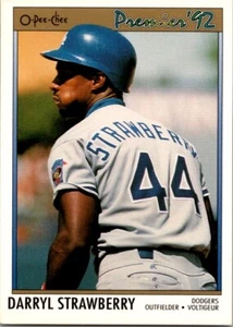 1992 O-Pee-Chee Premier #179 Darryl Strawberry - Picture 1 of 2