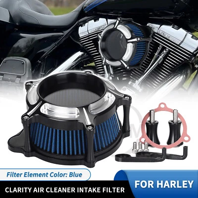 Clarity Air Cleaner Intake Filter System For Harley Fat Boy Lo Street Glide FLHX Foto 1 de 4