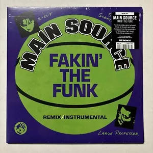 MAIN SOURCE FAKIN' THE FUNK 7" REISSUE NEW/SEALED UK IMPORT LARGE PROFESSOR - Picture 1 of 3