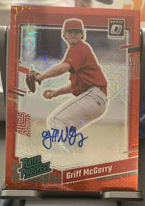 2023 Donruss Baseball Griff MacGarry Red Mojo Auto /49- Phillies - Picture 1 of 2