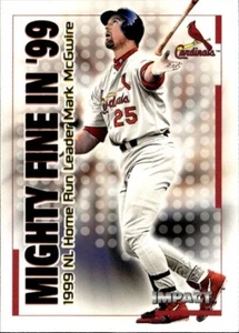 2000 Fleer Impact Mighty Fine In '99 #32 MF - Mark McGwire - Picture 1 of 2