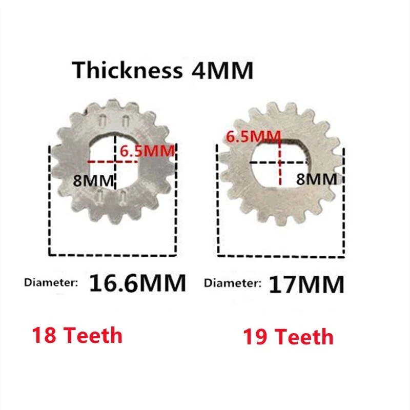 For Mercedes W202 W203 W204 W210 W221 W211 18+19 Teeth Sunroof Motor Repair Gear - Imagem 1 de 4