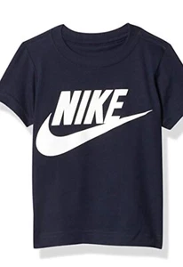 Nike Boys Black Short Sleeve Shirt Size 4 NWT - Picture 1 of 1