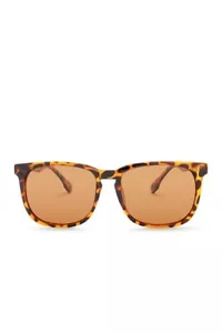 Joe's Jeans, Herren Sonnenbrille polarisiert 55 mm quadratisch Vollrand Schildpatt - Bild 1 von 2