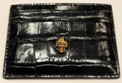 Alexander McQueen Crocodile Skull Cardholder NEW W/ ORIGINALBOX BEST XMAS GIFT! - Image 1 of 4