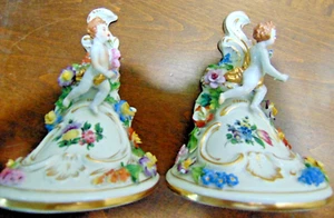 Coppia di antichi fermalibri Carl Thieme Postchapple Dresda 6 pollici - Foto 1 di 8