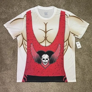 Bret Hart Shirt Uomo 2XL XXL Bianco Teschio Muscolo T-Shirt WWE WWF WCW Hitman Nuova con etichette - Foto 1 di 19