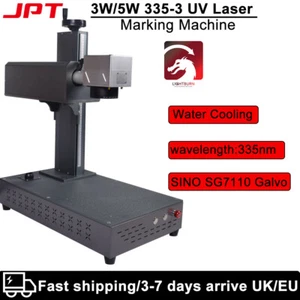 Máquina grabadora de marcado láser de fibra UV JPT 3W/5W 335 para taza de vidrio no metálica - Imagen 1 de 11
