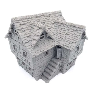 Fantasy AoS Grande Cottage House PER Warhammer D&D scenario stampato PER LOTR - Foto 1 di 12