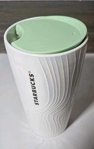 Starbucks 2024 Summer Collection Iridescent Lime Keramik Kaffeebecher 12oz - Bild 1 von 4