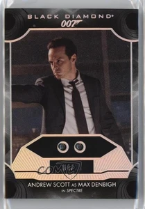 2025 Upper Deck James Bond Black Diamond Relics 4/25 Doppio come Andrew Scott 02aj - Foto 1 di 3