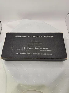 Vintage O. H. Johns Glass Co. Student Molecular Model Kit - Picture 1 of 9