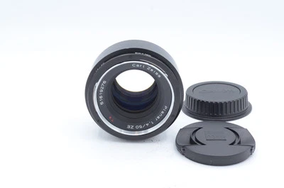 Zeiss 50mm F/1.4 Planar ZE T* (Manual Focus) Lens For Canon EF Mount {58} - Image 1 of 4
