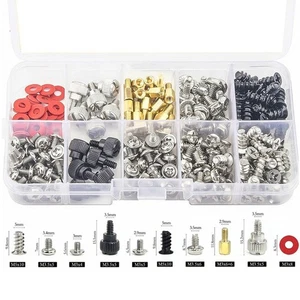 228PCS For Computer Screw Kit for Case Hard Drive and Mainboard Repair - Photo 1/12