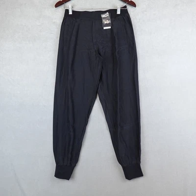 Pantalones Jogger ATM Anthony Thomas Melillo Seda Negros Para Mujer XS Cónicos Nuevos con Etiquetas Foto 1 de 4