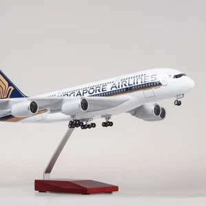 Extra Large Singapore Airlines Airbus A380 Aircraft Model Plane Toy Gift - 1/160 - Picture 1 of 5
