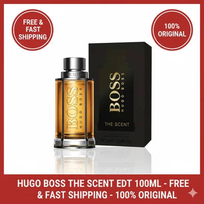 Hugo Boss The Scent Eau de Toilette 100ml Spray For Him Homme Men
