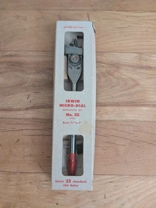 Microesfera Irwin vintage n.º 22 brocas expansivas 7/8 - 3" ¡Hechas en EE. UU.! - Imagen 1 de 12