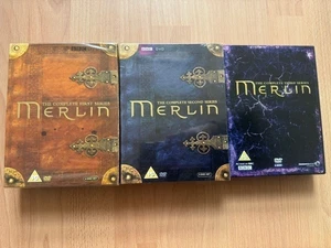 Merlin Seasons 1-3 DVD Boxsets (Seasons 1 & 2 are Brand New Sealed) - Imagen 1 de 1