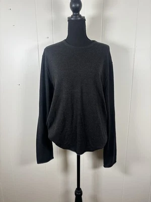 RAG & BONE Merino Wool Linen Men’s Crew-Neck Pullover Sweater Gray Black size L - Image 1 of 4
