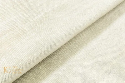 Hand Tufted Viscose Rug, Cream/Stone Ribbed Cut Loop Area Rug Modern Living room - Image 1 of 4