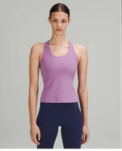 NWT Lululemon Cool Racerback Tank Top *Nulu Wisteria Purple, Sz 6 - Picture 1 of 11