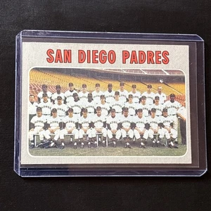 1970 Topps #657 San Diego Padres Teamkarte Vintage hohe Nummer Baseballkarte EX - Bild 1 von 7