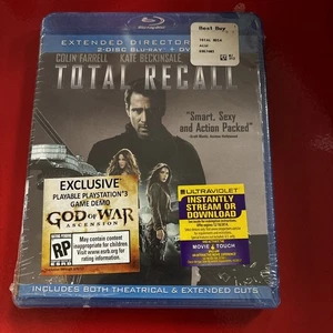 Total Recall (Blu-Ray/DVD, 3-Disc Set) NEW Colin Farrell - Imagen 1 de 2