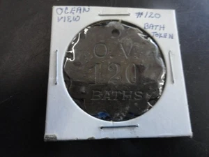 Ocean View 120 Baths Token - Picture 1 of 4