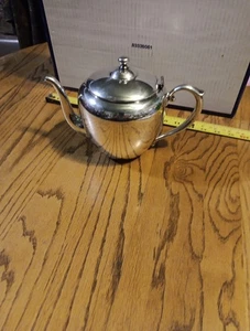 Silverplate Tea Pot. Art S Co. S P C 200 . Hinge Lid. 6 In Tall. - Picture 1 of 16