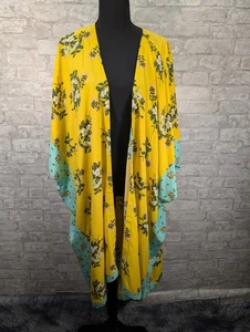 Matilda Jane Women's M/L Floral Open Front Kimono Boho Festival  - Picture 1 of 9