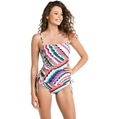 NWT La Blanca Bandeau Tankini Swimsuit Top Size 8 - Image 1 of 4