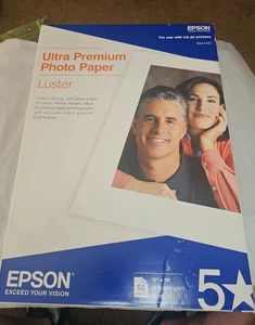 [New Sealed Box] Epson Ultra Premium Photo Paper Luster 13x19 50 Sheets S041407 - Picture 1 of 7