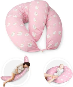 Kidoola Pregnancy Pillow & Feeding Cushion - Provides Mother, Baby Support - Picture 1 of 35