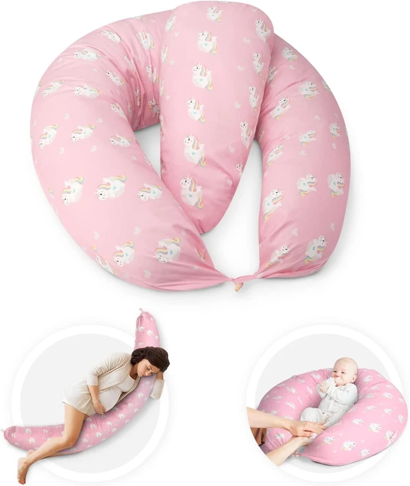 Kidoola Pregnancy Pillow & Feeding Cushion - Provides Mother, Baby Support - Image 1 of 1