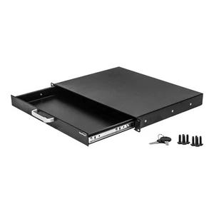 Montaje en Rack DJ 19" Rack Road Case Equipment Cajón Profundo 1U 1 Bloqueo de Espacio - Imagen 1 de 4