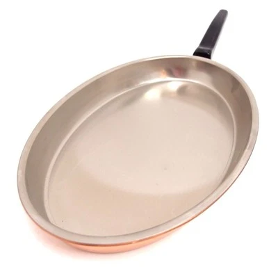 Kupferpfanne Spring Culinox Schweiz Kupfer Inox Fischpfanne 505 mm Fisch Pfanne - Bild 1 von 3