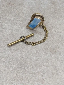 Vintage 1.31g 9ct Yellow Gold With Opal Stone Tie Tack !!! - Picture 1 of 9
