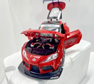 Maßstab 1:22 Legierung Druckguss Supra Spielzeugauto Modell - Sound & Licht Rennen Kinder Geschenk - Bild 1 von 18