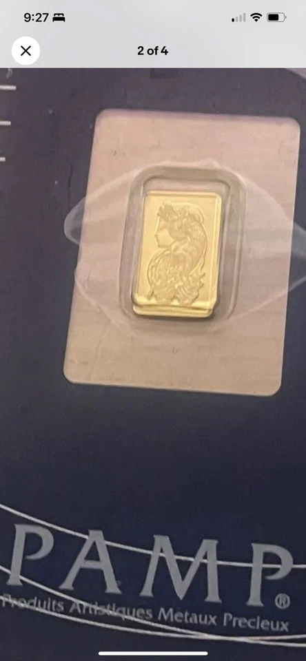 2020(p) Eagle S$1 Struck At Phil Mint Emergency ProductionMint  MS69 + 1 g Gold - Image 1 of 2
