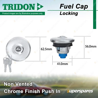 Tridon Locking Fuel Cap for Suzuki Alto Carry Hatch LJ50 80 81 Mighty Boy Swift - image 1 of 4