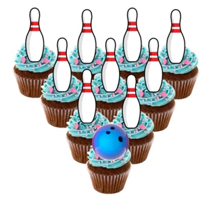 24x Toppers para cupcakes de fiesta de bolos - Imagen 1 de 1