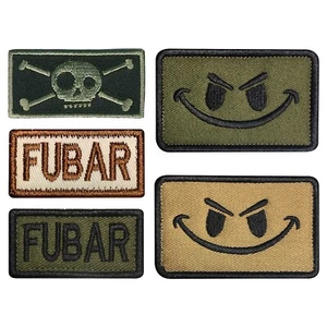 MORTHOME M Tactical Ghost Skull/Funny/FUBAR IFF Aufnäher Hook and Loop Patch - Bild 1 von 14
