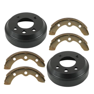 For Yamaha G1, G2, G8, G9 (82-92) Gas/Electric Golf Cart Brake Drums Shoes Kit - Image 1 of 4